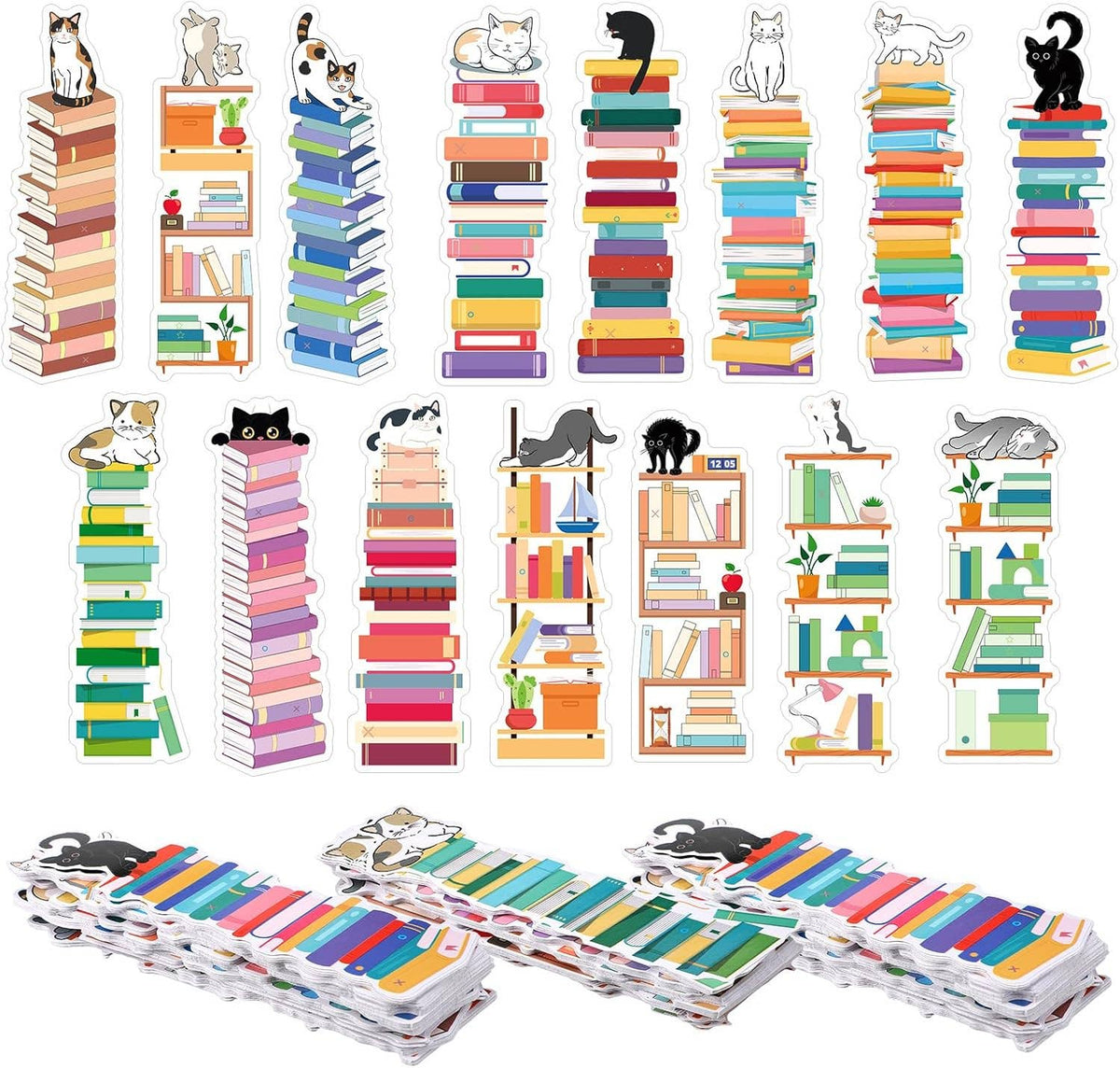 MARQUE-PAGES Chats de bibliothèques