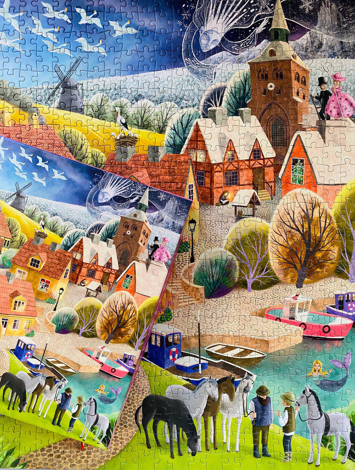 PUZZLE - 1000 pièces -Maison des contes de fées