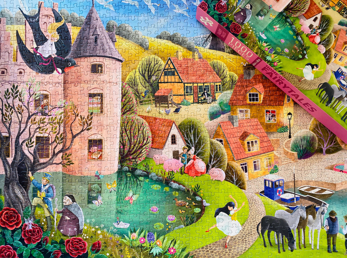 PUZZLE - 1000 pièces -Maison des contes de fées