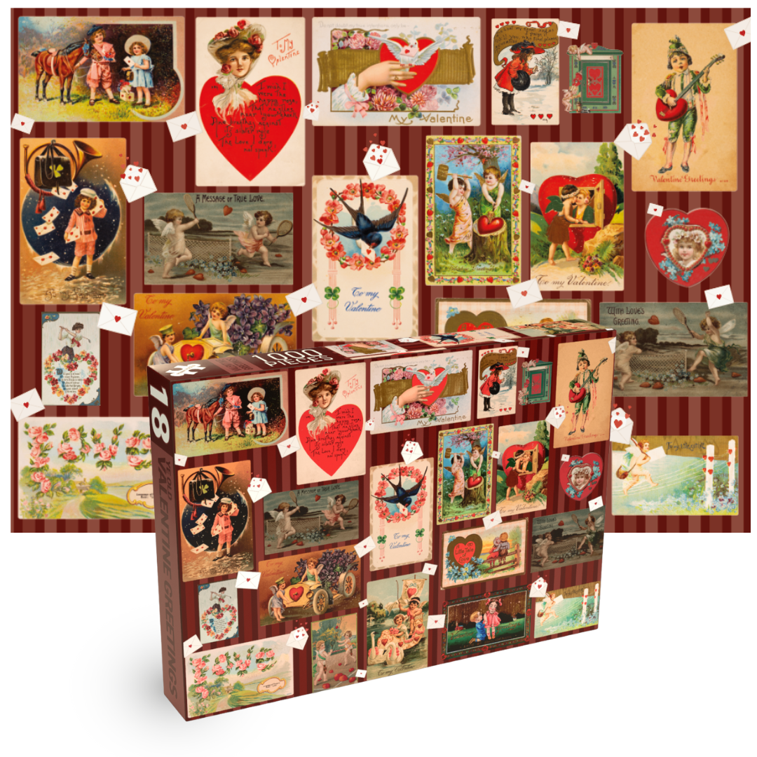 PUZZLE - 1000 pièces - St-Valentin Vintage