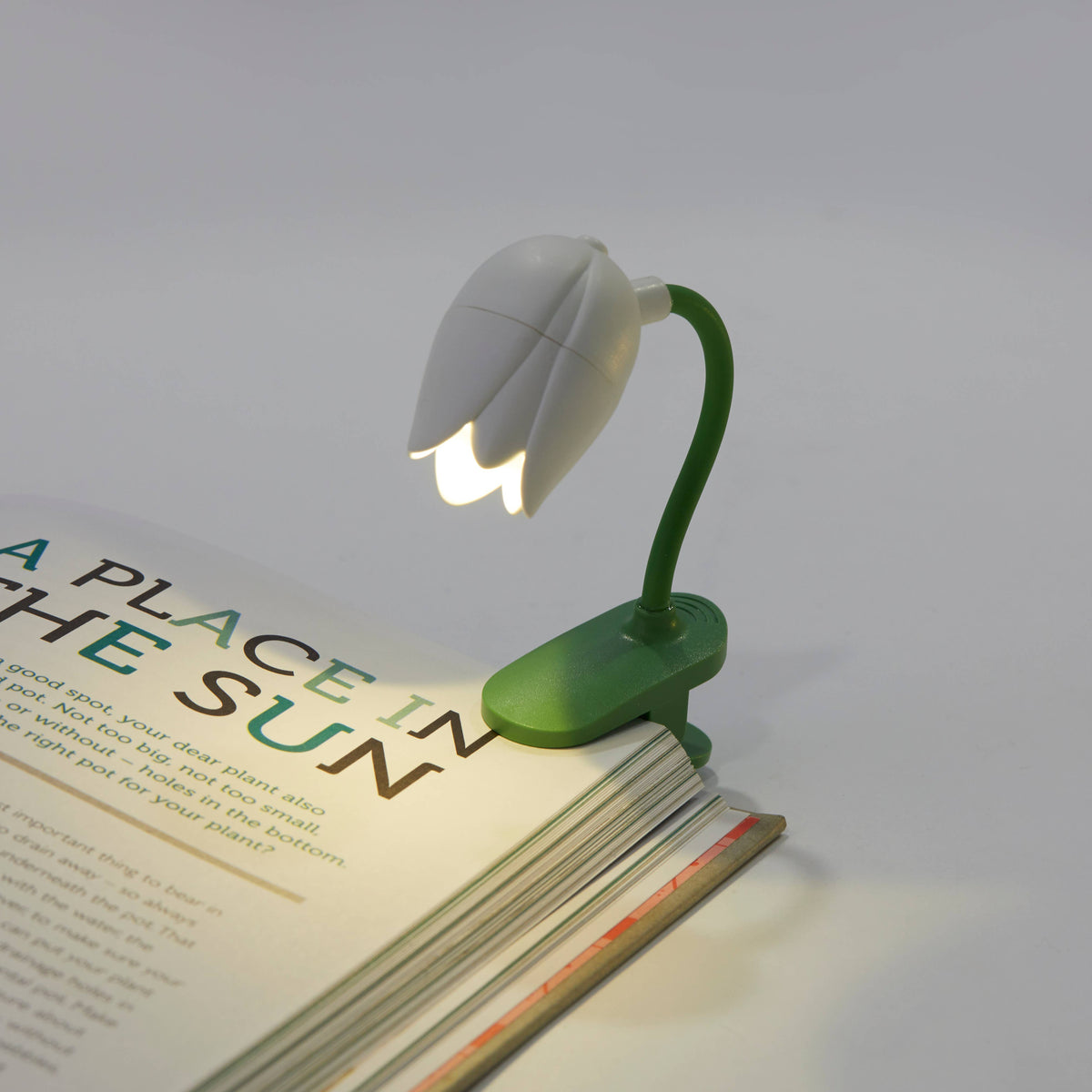 LAMPE DE LECTURE - Tulipe blanche