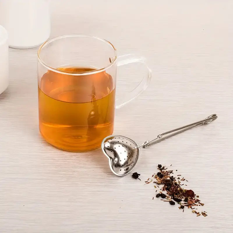 INFUSEUR à thé - Coeur argent