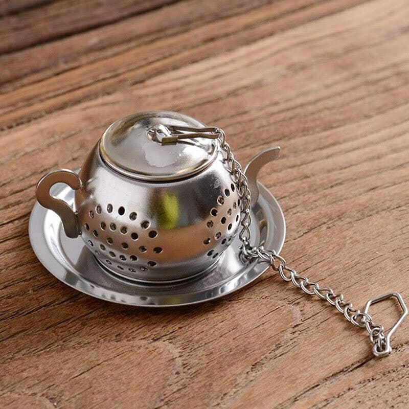 INFUSEUR à thé - Théière argent