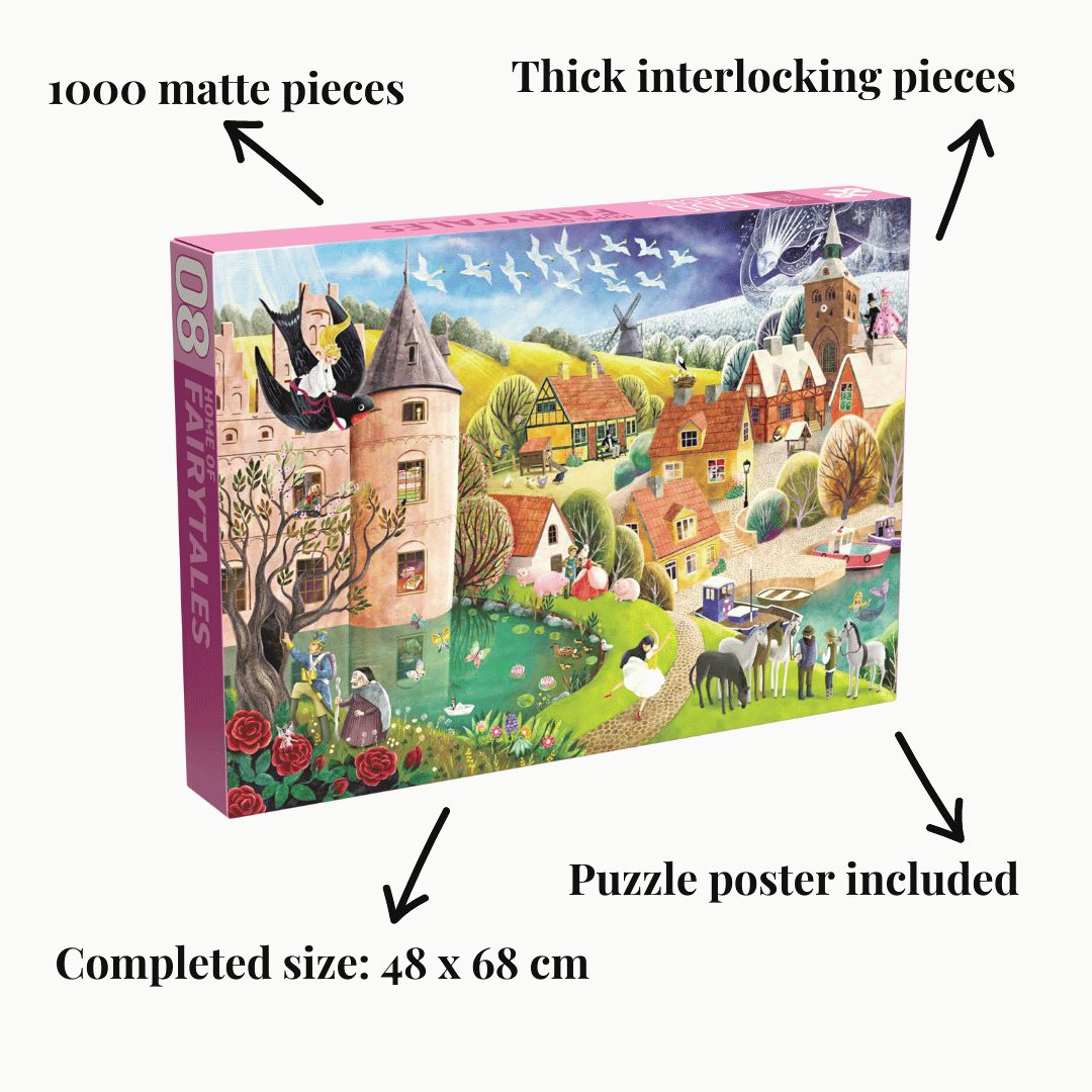 PUZZLE - 1000 pièces -Maison des contes de fées