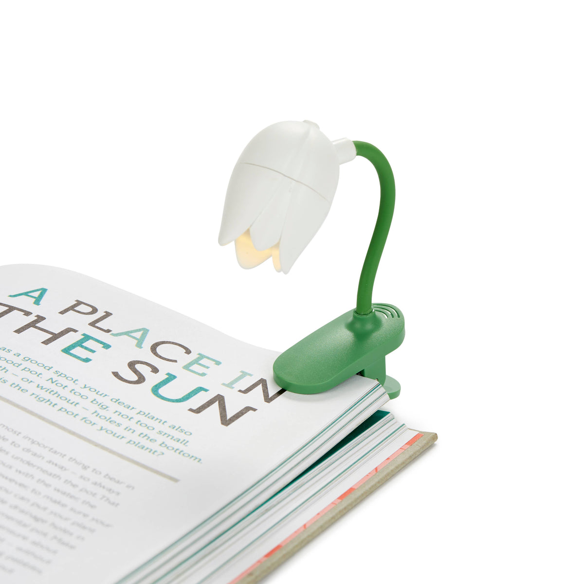 LAMPE DE LECTURE - Tulipe blanche