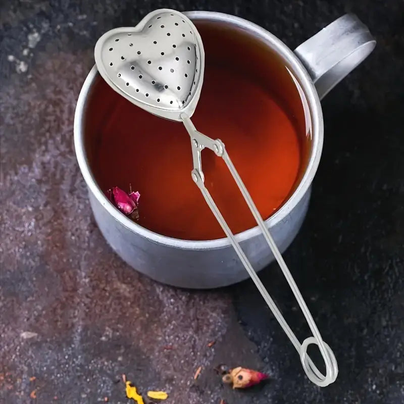 INFUSEUR à thé - Coeur argent