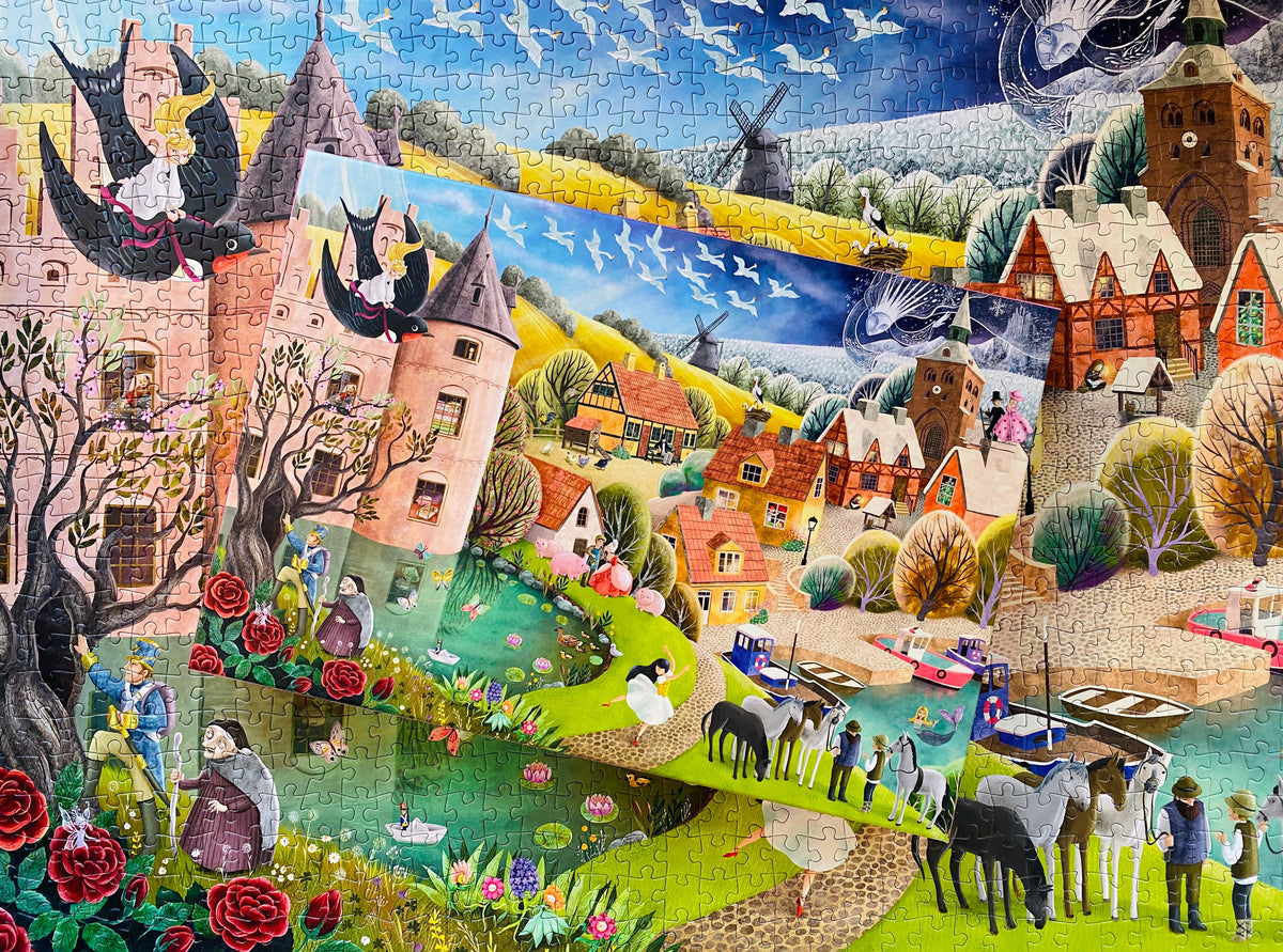 PUZZLE - 1000 pièces -Maison des contes de fées