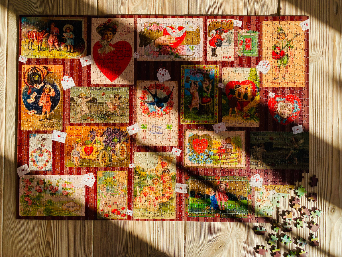 PUZZLE - 1000 pièces - St-Valentin Vintage