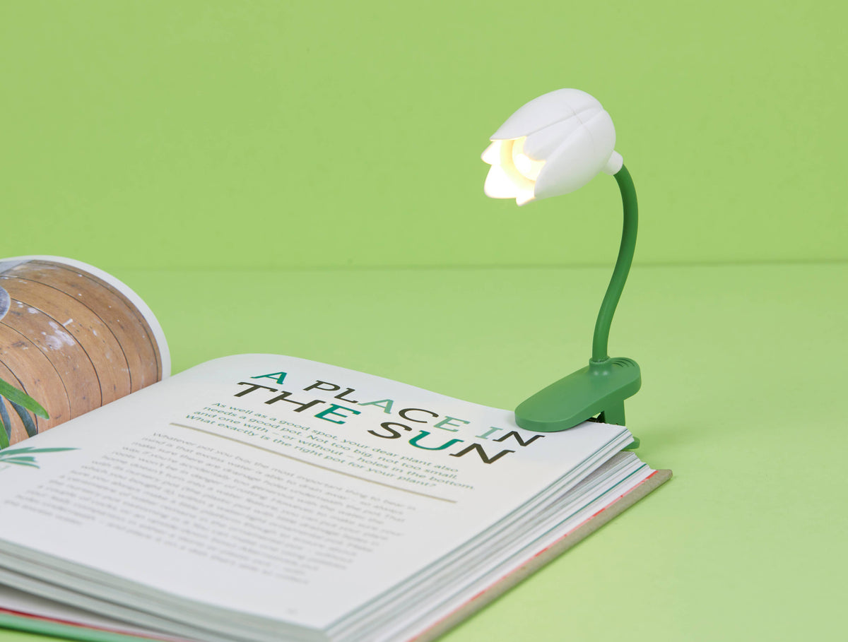 LAMPE DE LECTURE - Tulipe blanche