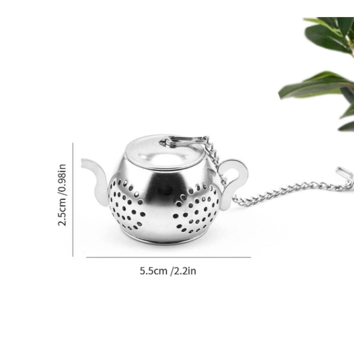 INFUSEUR à thé - Théière argent