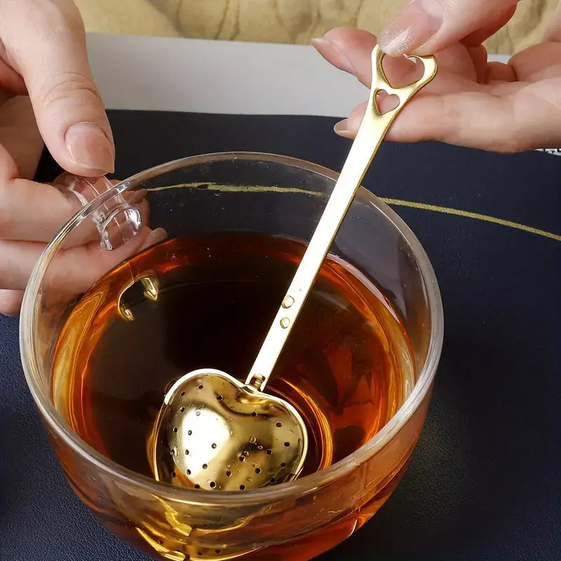INFUSEUR à thé - Cœur or