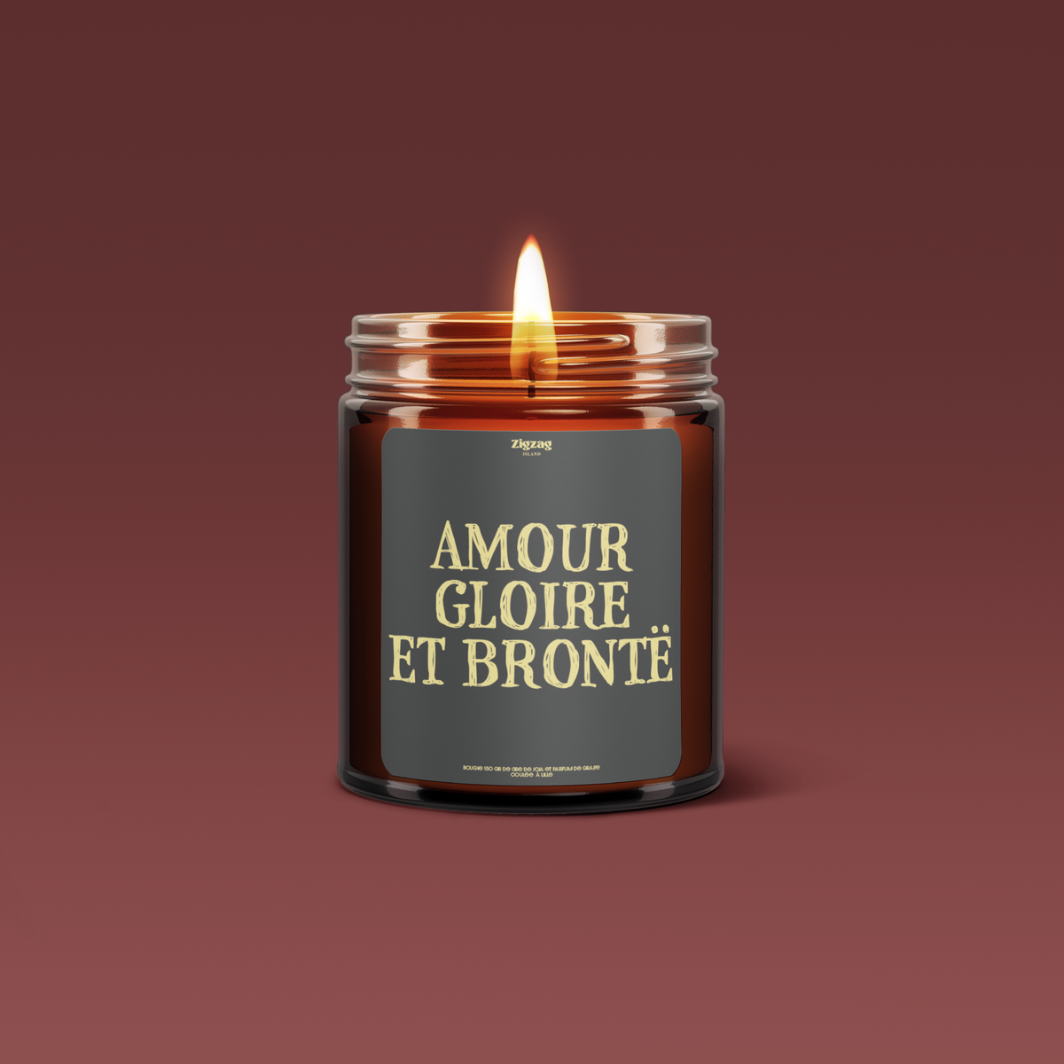 BOUGIE - "Amour, gloire et Brontë"