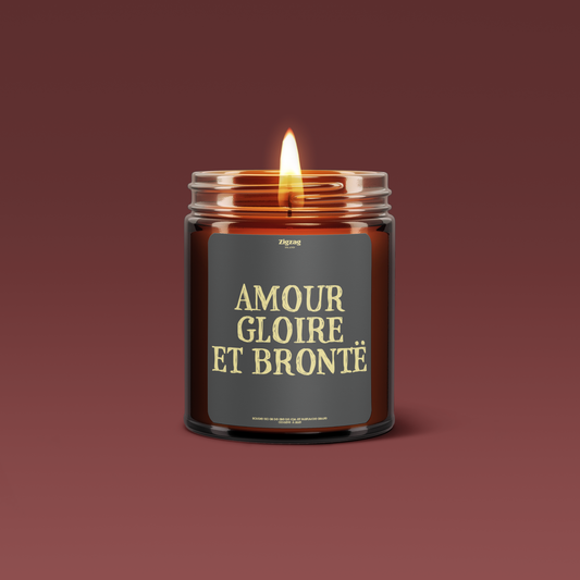 BOUGIE - "Amour, gloire et Brontë"
